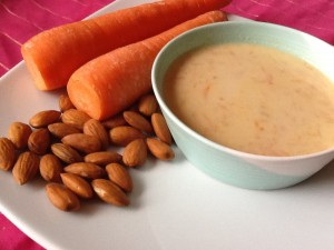 Carrot Badaam Kheer or Paysam