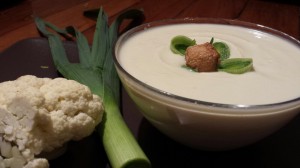 Cauliflower Leek Soup